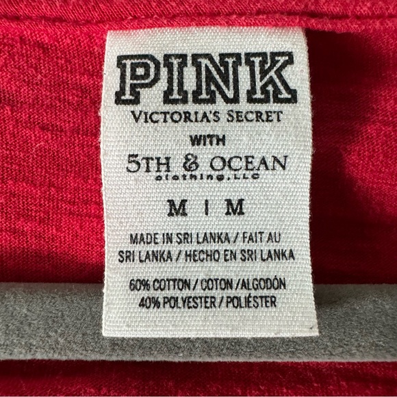 PINK Rutgers Crop Top - Picture 5 of 6